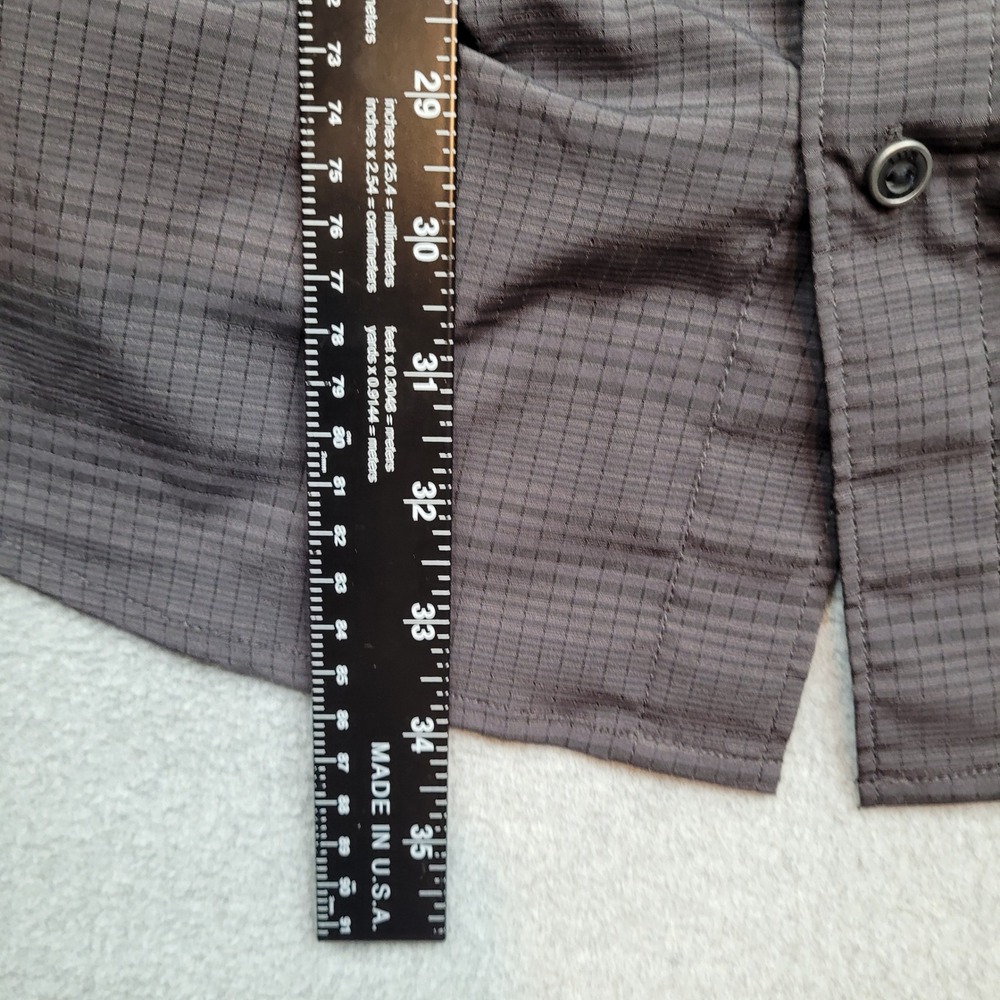 5.11 Tactical Button Up Shirt Mens 2XL Black White Micro Gingham Short Sleeve - Picture 11 of 12